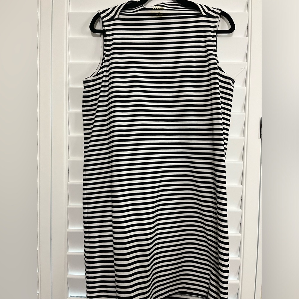 Kate Spade Brooke Street Striped Sleeveless Shift Dress